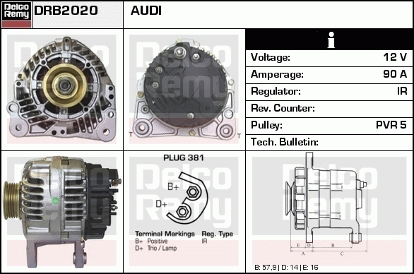 Alternateur Remanufactured REMY (Light Duty)