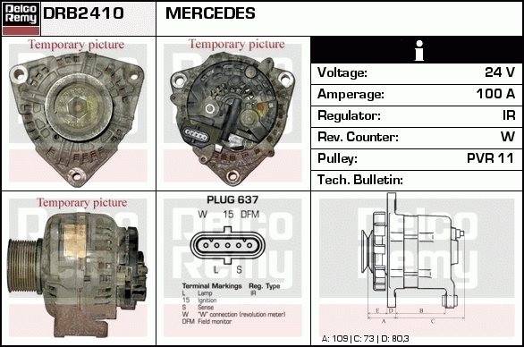 Alternateur Remanufactured DELCO REMY (Heavy Duty)