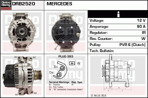 Alternateur Remanufactured REMY (Light Duty)