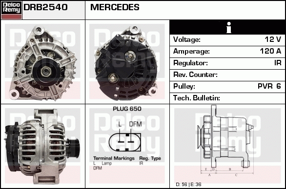 Alternateur Remanufactured REMY (Light Duty)