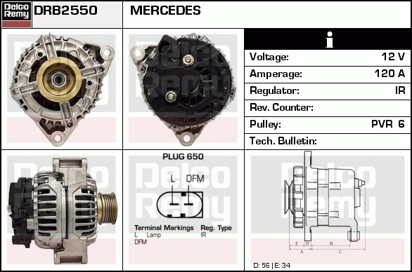 Alternateur Remanufactured REMY (Light Duty)