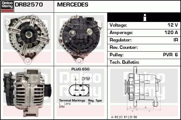 Alternateur Remanufactured REMY (Light Duty)