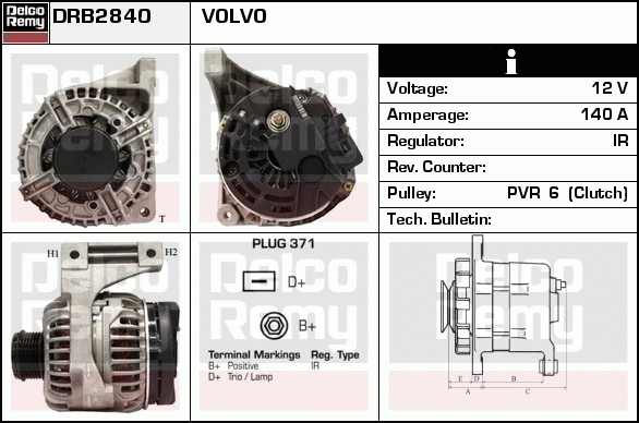 Alternateur Remanufactured REMY (Light Duty)