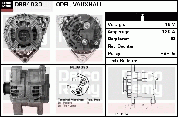 Alternateur Remanufactured REMY (Light Duty)