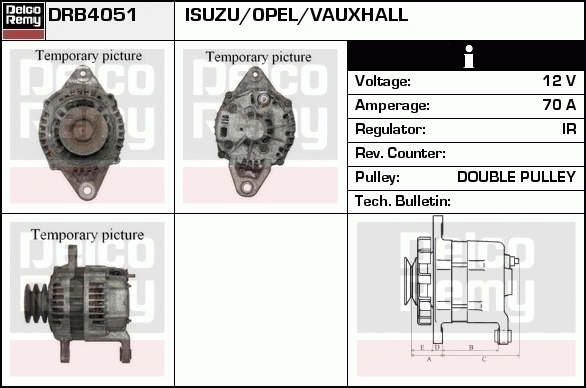 Alternateur Remanufactured REMY (Light Duty)