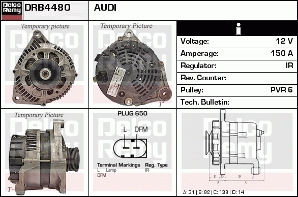 Alternateur Remanufactured REMY (Light Duty)