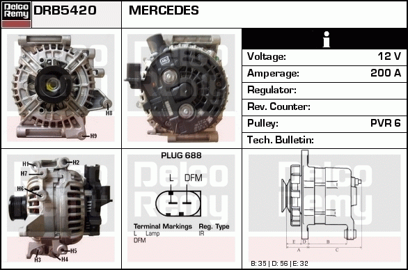 Alternateur Remanufactured REMY (Light Duty)