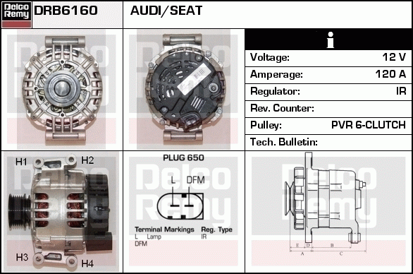 Alternateur Remanufactured REMY (Light Duty)