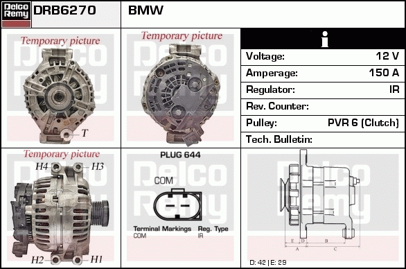 Alternateur Remanufactured REMY (Light Duty)