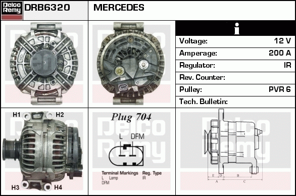 Alternateur Remanufactured REMY (Light Duty)