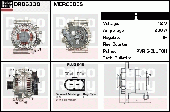 Alternateur Remanufactured REMY (Light Duty)