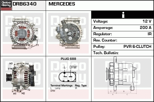 Alternateur Remanufactured REMY (Light Duty)