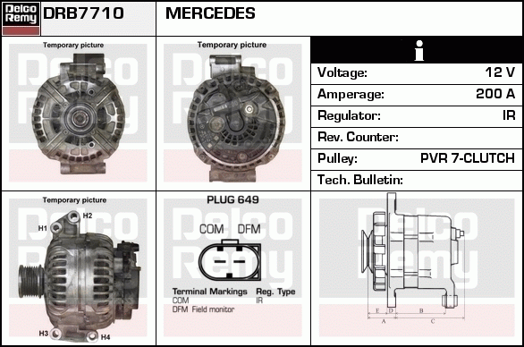 Alternateur Remanufactured REMY (Light Duty)