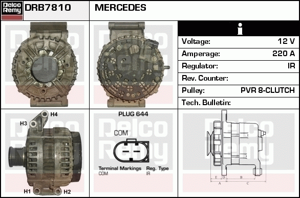 Alternateur Remanufactured REMY (Light Duty)