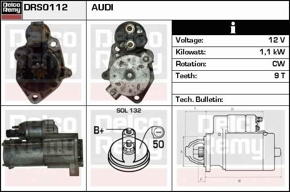 Démarreur Remanufactured REMY (Light Duty)