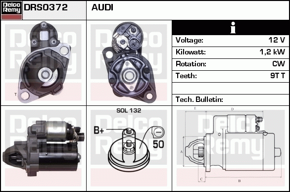 Démarreur Remanufactured REMY (Light Duty)