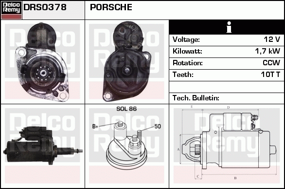 Démarreur Remanufactured REMY (Light Duty)