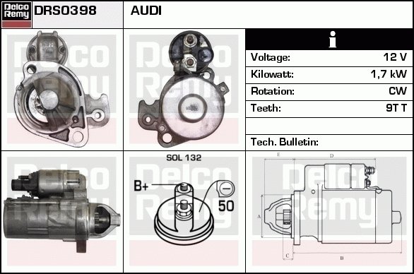 Démarreur Remanufactured REMY (Light Duty)