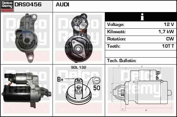 Démarreur Remanufactured REMY (Light Duty)