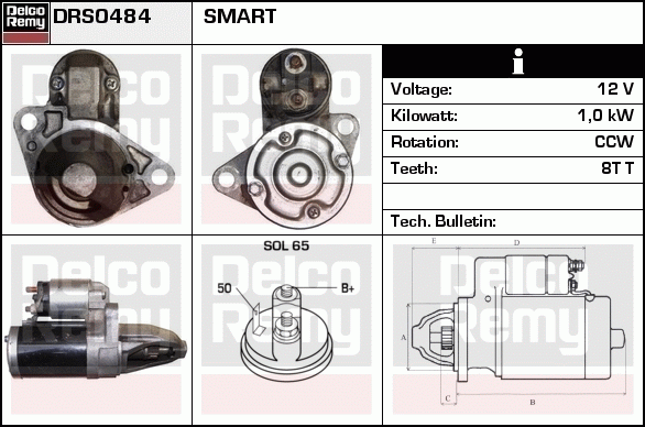 Démarreur Remanufactured REMY (Light Duty)