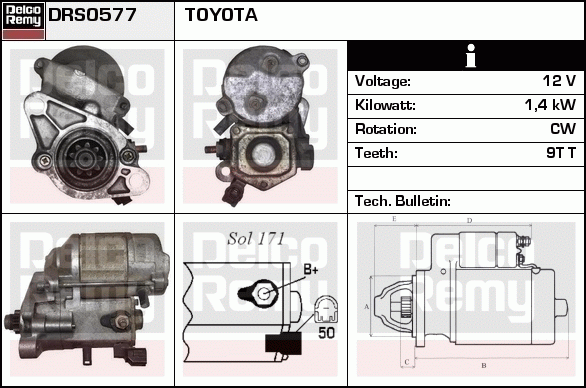 Démarreur Remanufactured REMY (Light Duty)