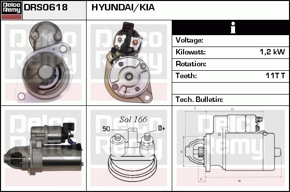 Démarreur Remanufactured REMY (Light Duty)