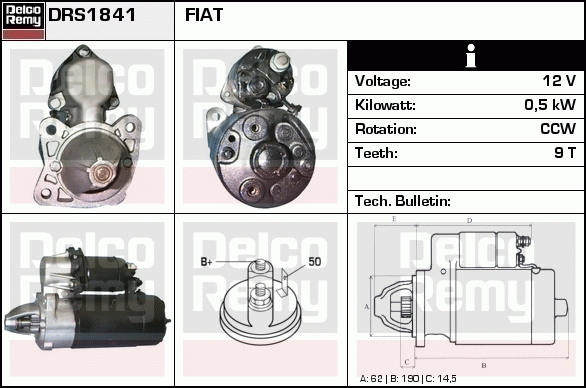 Démarreur Remanufactured REMY (Light Duty)