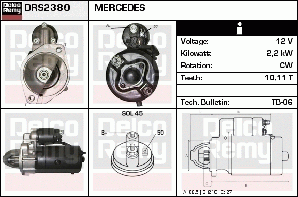 Démarreur Remanufactured REMY (Light Duty)