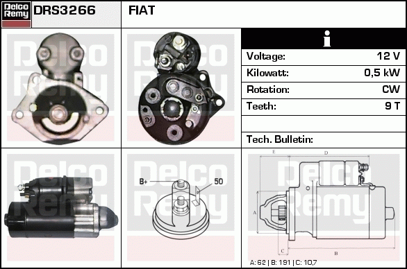 Démarreur Remanufactured REMY (Light Duty)