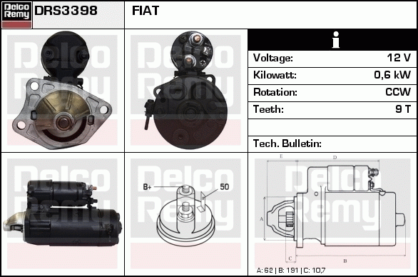 Démarreur Remanufactured REMY (Light Duty)