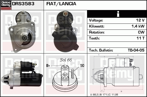 Démarreur Remanufactured REMY (Light Duty)