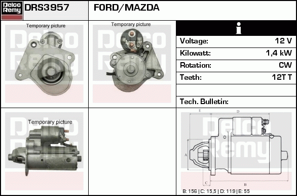 Démarreur Remanufactured REMY (Light Duty)