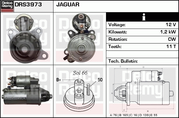 Démarreur Remanufactured REMY (Light Duty)