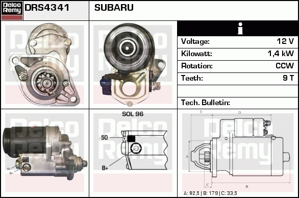 Démarreur Remanufactured REMY (Light Duty)