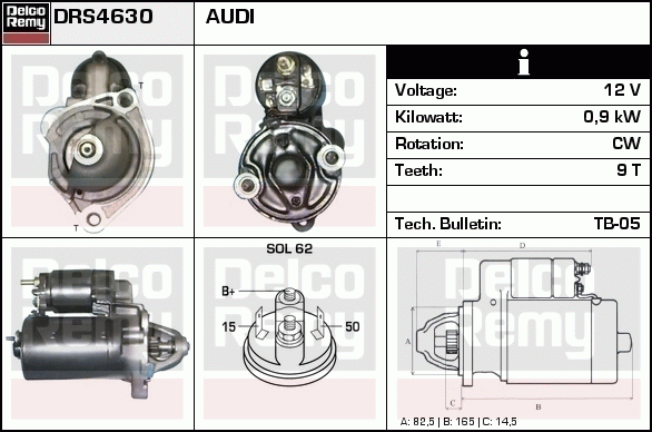 Démarreur Remanufactured REMY (Light Duty)