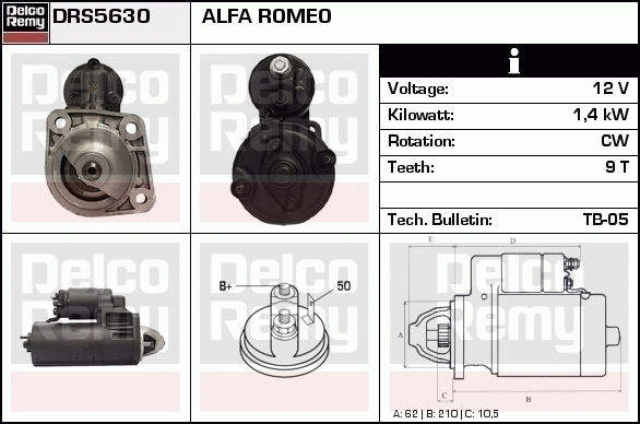 Démarreur Remanufactured REMY (Light Duty)