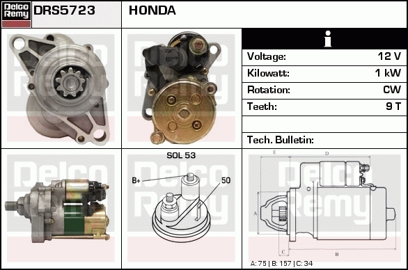 Démarreur Remanufactured REMY (Light Duty)