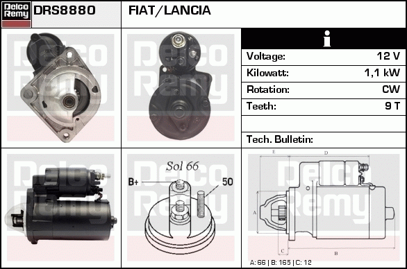 Démarreur Remanufactured REMY (Light Duty)