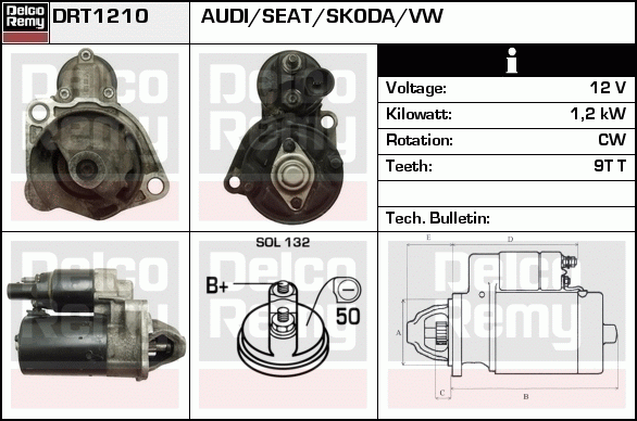 Démarreur Remanufactured REMY (Light Duty)