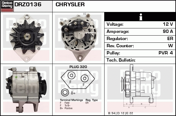 Alternateur Remanufactured REMY (Light Duty)