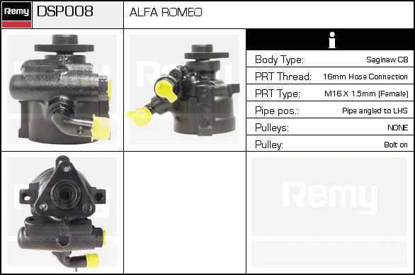 Pompe hydraulique, direction Remanufactured REMY (Multiline)