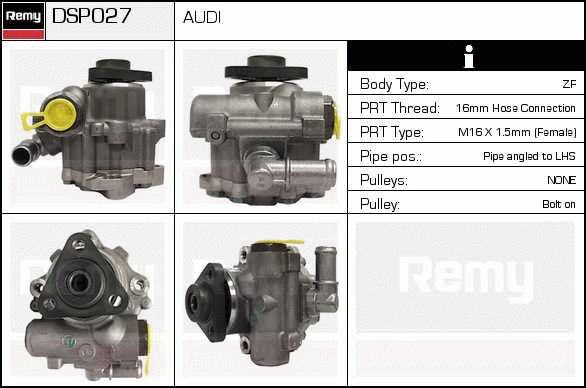 Pompe hydraulique, direction Remanufactured REMY (Multiline)