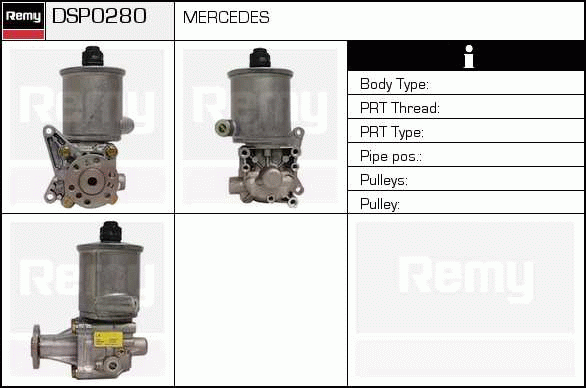 Pompe hydraulique, direction Remanufactured REMY (Multiline)