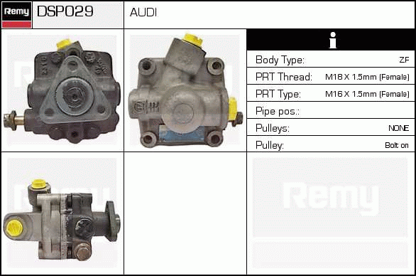 Pompe hydraulique, direction Remanufactured REMY (Multiline)