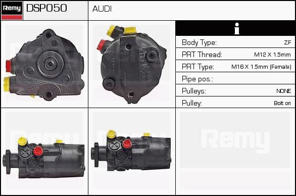 Pompe hydraulique, direction Remanufactured REMY (Multiline)