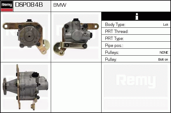 Pompe hydraulique, direction Remanufactured REMY (Multiline)