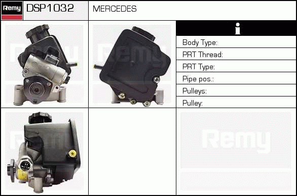 Pompe hydraulique, direction Remanufactured REMY (Multiline)