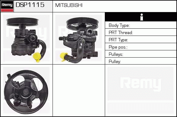 Pompe hydraulique, direction Remanufactured REMY (Multiline)