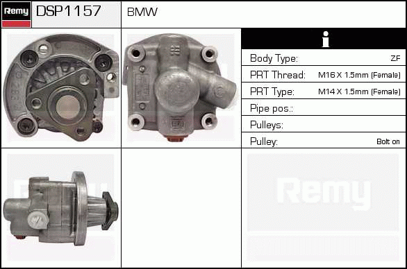 Pompe hydraulique, direction Remanufactured REMY (Multiline)