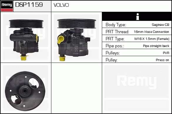 Pompe hydraulique, direction Remanufactured REMY (Multiline)